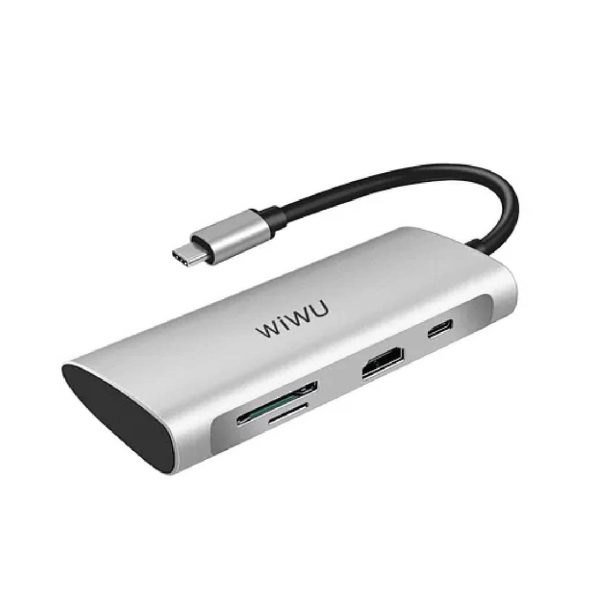 هاب 7 پورت USB-C ویوو مدل WiWU Alpha 7 in 1