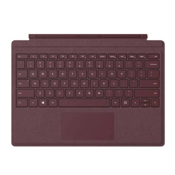 کیبورد سرفیس مایکروسافت signature BURGUNDY (EN/FR) مناسب surface pro 7 plus