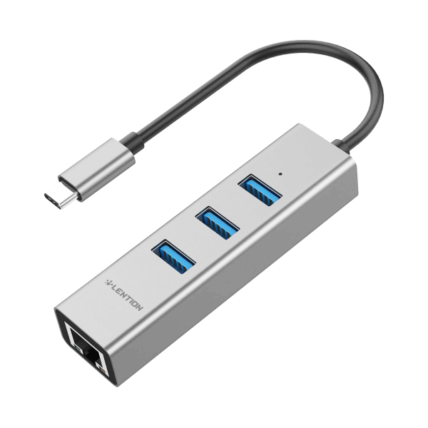 هاب USB-C به USB و LAN لنشن مدل C23s