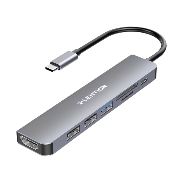 هاب هفت پورت USB-C لنشن مدل CE18