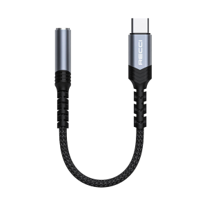 مبدل USB-C به جک 3.5 میلی متری Recci مدل RDS-A25