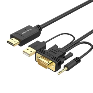 مبدل HDMI به VGA لنشن طول 2 متر