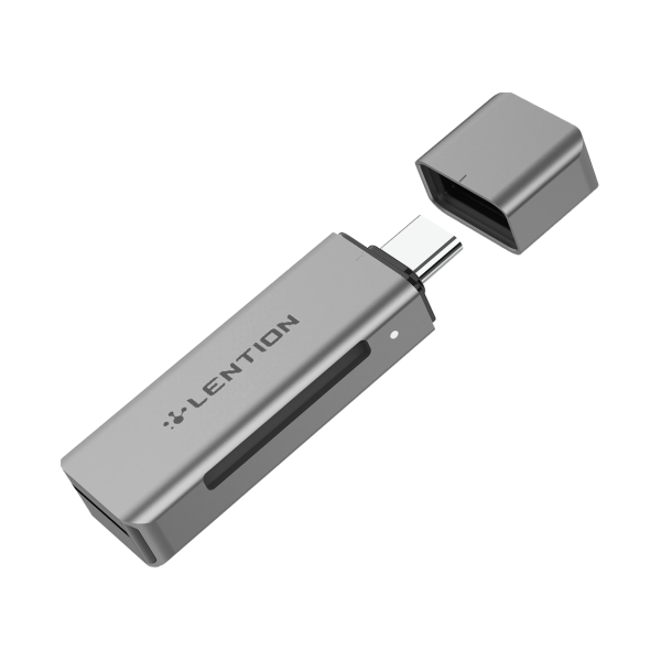 تبدیل USB-C به SD و Micro SD لنشن مدل C7