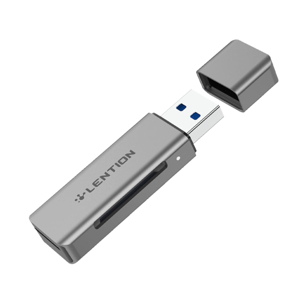 تبدیل USB به SD و Micro SD لنشن مدل H7