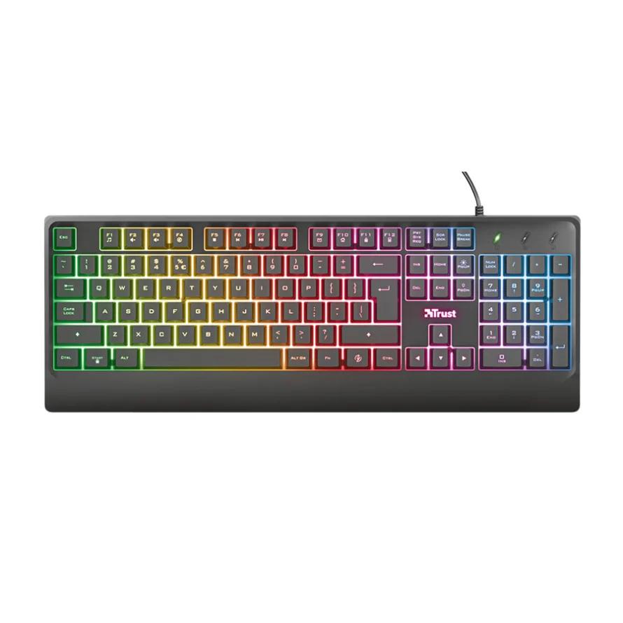 کیبورد گیمینگ تراست مدل Ziva Led