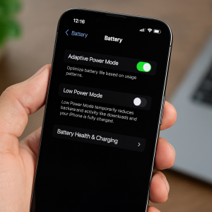 افزایش عمر باتری آیفون با Adaptive Power Mode در iOS 26؛ تجربه‌ای هوشمند بدون افت عملکرد
