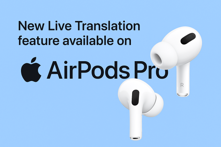 AirPods Pro 3 با قابلیت Live Translation؛ ترجمه زنده مکالمه با Apple Intelligence