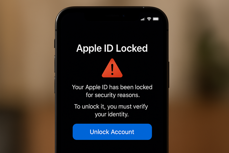 دلایل قفل شدن اپل آیدی و راه‌حل‌های رفع آن | آموزش کامل Apple ID Locked