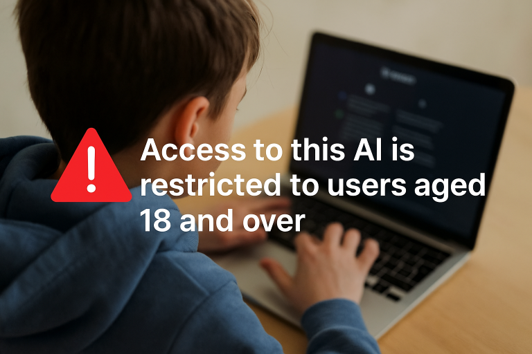 دسترسی به این هوش مصنوعی برای افراد زیر 18 سال ممنوع می‌شود