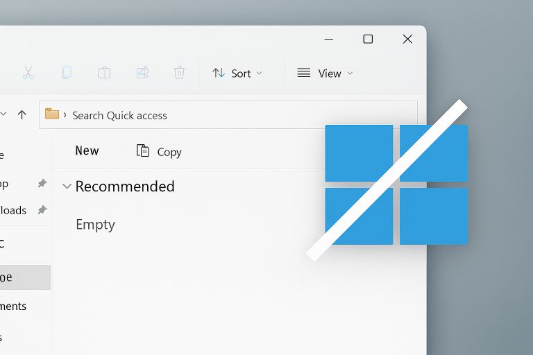 توقف قابلیت Recommended Files در ویندوز 11