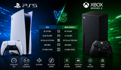 نبرد در لبه تکنولوژی؛ مقایسه قدرت سخت‌افزاری PS5 و Xbox Series X