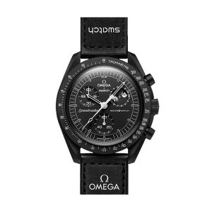 ساعت سواچ مدل MISSION TO THE MOONPHASE – NEW MOON SO33B700