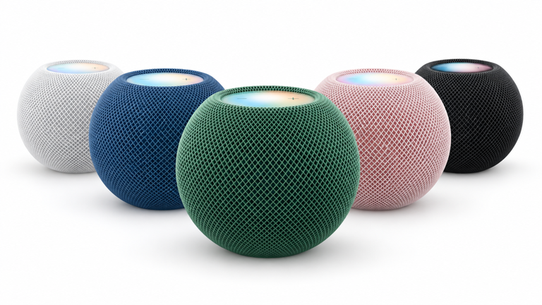 اپل از هوم‌پاد مینی ۲ رونمایی کرد؛ هوش مصنوعی سیری، رنگ‌های جدید و قابلیت Sound Glow